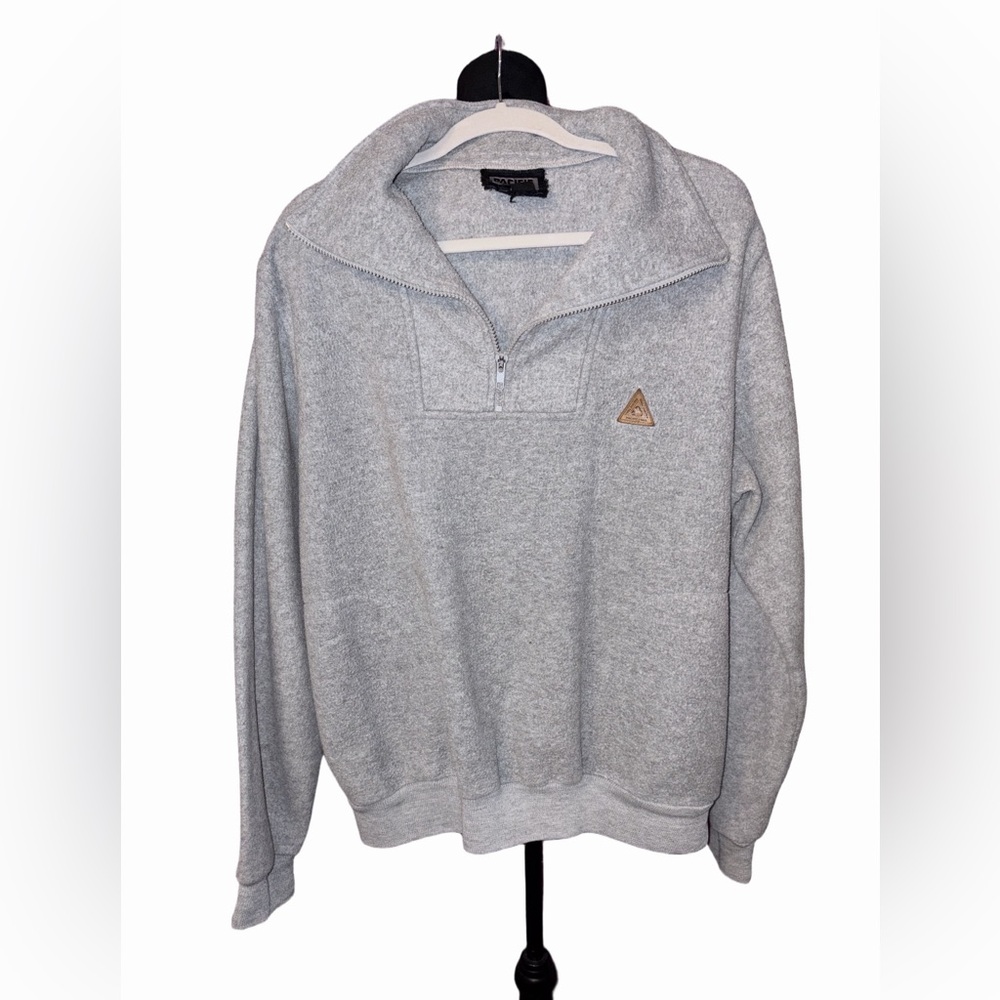 Pacific Trail Gray Crewneck Pullover Sweater XL Soft Lightweight Logo